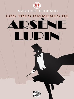 cover image of tres crímenes de Arsène Lupin